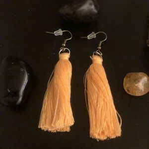 Handmade Brand New Yellow Tassel Earrings